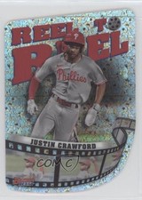 2023 Bowman's Best Reel to Die-Cuts Mini-Diamond Refractor Justin Crawford 15g0