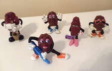 Vintage California Raisins 1987 '88 Calrab Applause Figures Various Lot of 5