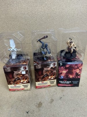 (3) D & D: Icons of the Realms Miniatures PEGASUS, STONE GIANT ELDER, CYCLOPS