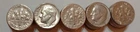 1974 D Roosevelt Dime Roll Circulated Condition But Nice