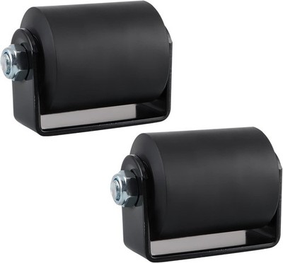 2 Pcs Slide Gate Guide Roller, 3'' Rolling Gates Guider with C Bracket, Nylon ...