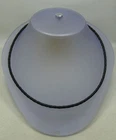 Sterling Silver Necklace Genuine Solid Hallmarked 925 3mm With Natural Leather