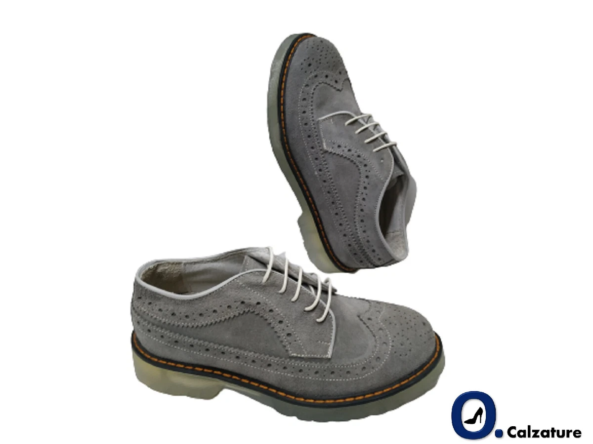 Scarpe donna Inglesine Vera Pelle tipo MARTENS Made in Italy