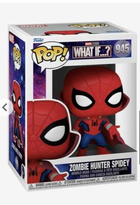 Funko Pop Marvel #945 Zombie Hunter Spidey Spider-Man What If