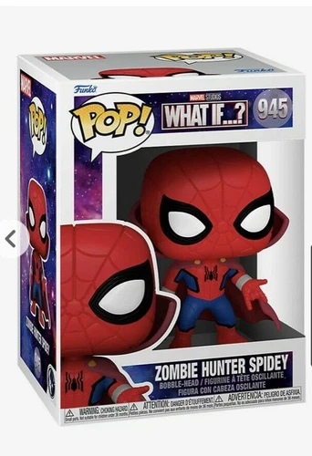Funko Pop Marvel #945 Zombie Hunter Spidey Spider-Man What If...? NEW