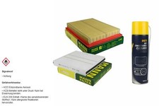 MANN FILTER Paket MANNOL Klimareiniger für Nissan Almera II N16 1.6