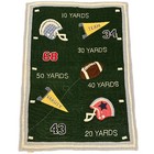 Pottery Barn Kids Football Field quilt Crib Toddler Corduroy Comforter