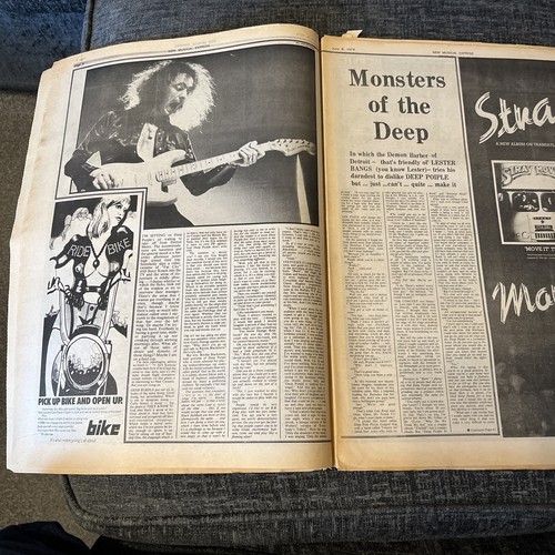 NME Magazine 8 Jun 1974 Deep Purple Black Sabbath Uriah Heep Slade see Contents - Picture 6 of 22