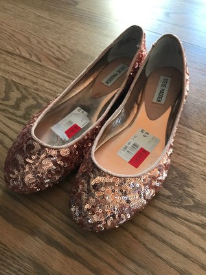 steve madden sequin flats