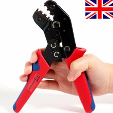 Cable Terminals Connectors Crimping Tool Insulated Ratchet Wire Crimper Pliers