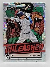 Kris Bryant 2021 Panini Donruss UNLEASHED Vector Holo Foil SP #UNL17 Cubs