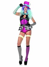 Neon Hutmacherin - Mad Hatter Kostüm im Wunderland der 80er Jahre!