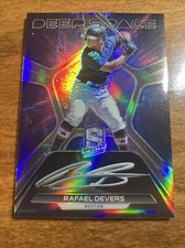 Rafael Devers Auto Autograph Deep Space On Card Panini Spectra READ DESCRIPTION!