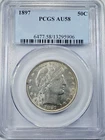 1897 50C Barber Half Dollar PCGS AU58 EVERYMAN SET