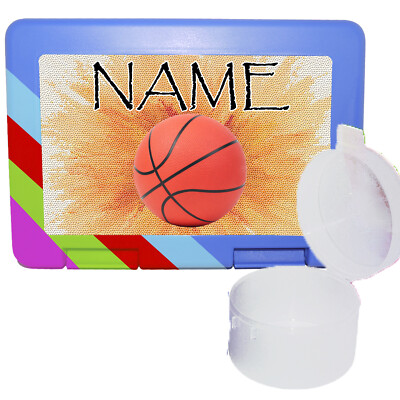 Basketball Brotdose personalisiert | Lunchbox für Kinder | Brotbox mit Name