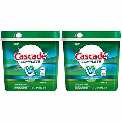 Cascade Complete Dishwasher Detergent, with Dawn Grease Fighting Power, 90 Fresh