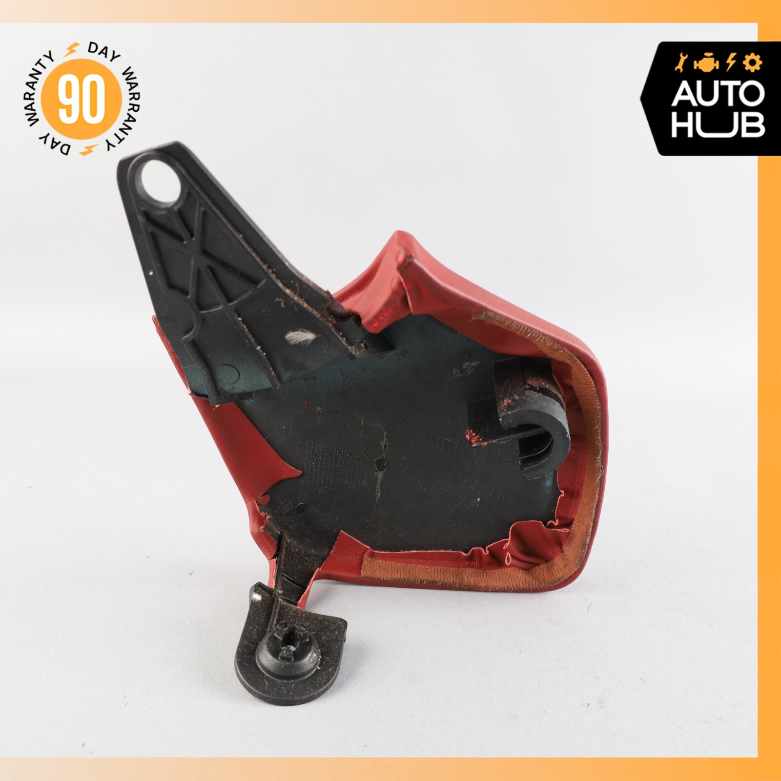 03-10 Bentley Continental GT GTC Front Right Side Seat Cover Trim Red OEM 73k