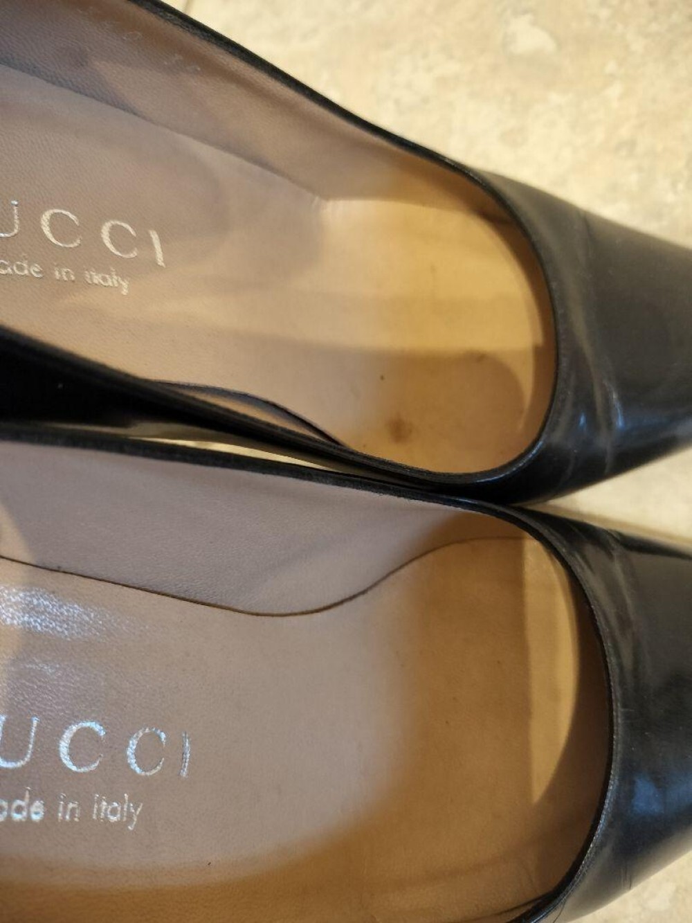 Gucci Pumps Shoes Pointed Toe Black Leather Size 35 US About5 For Women thumbnail 10