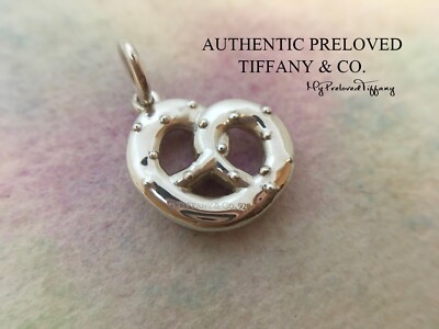 Tiffany プレッツェル　チャーム Excellent Authentic Tiffany & Co. Pretzel Charm Silver | eBay