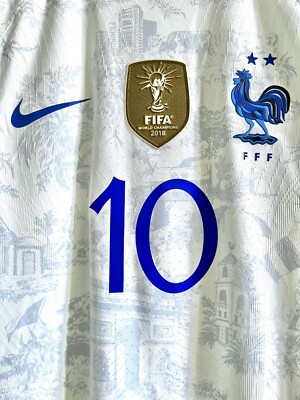 Maillot France Nike FFF Domicile Match Aero-Fit 26 avec flocage Mbappe 10