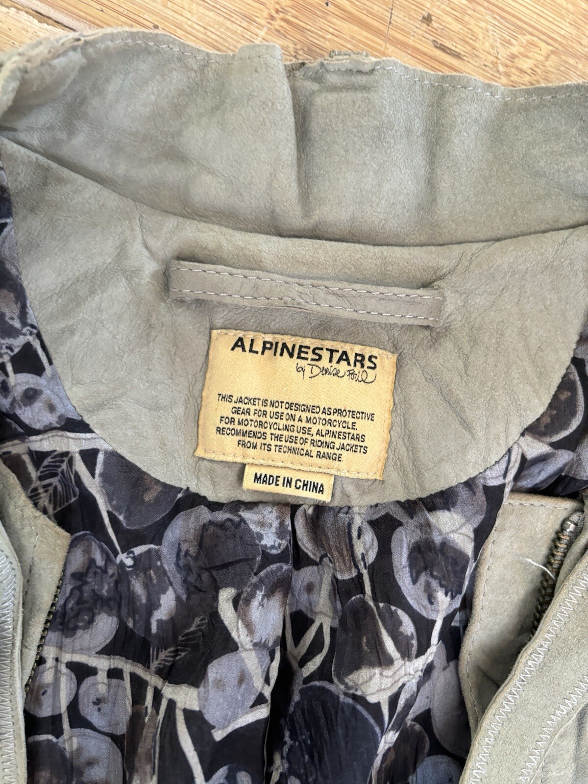 Alpine Star Soft Shell Leather Jacket Women’s sz … - image 3