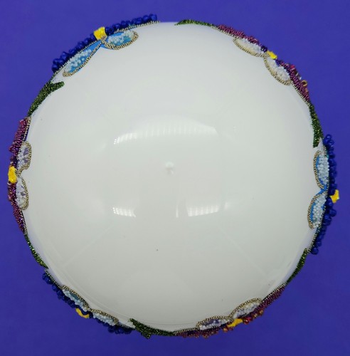 Bombkarnia Ornament 10cm NOB Pansies Beaded Embroidered Style Made In Poland - Bild 13 von 21