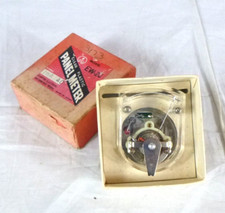 NOS Vtg Kyoritsu Electrical Instruments Clear Plastic Panel Meter EW-20 Japan