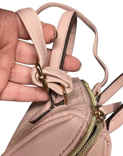 JUICY COUTURE MINI VALENTINE DUSTY BLUSH PINK SHOULDER BAG ADJ STRAP NEW NO TAGS - Picture 10 of 10