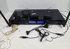 Gtdaudio G-622 Dual 2 Channel Wireless Microphone System 6 Mics 2 Transmitters
