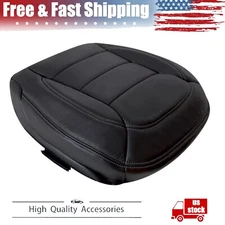 Driver Bottom Seat Cover Black Non-Perforated for 2012-2015 Benz W166 ML350