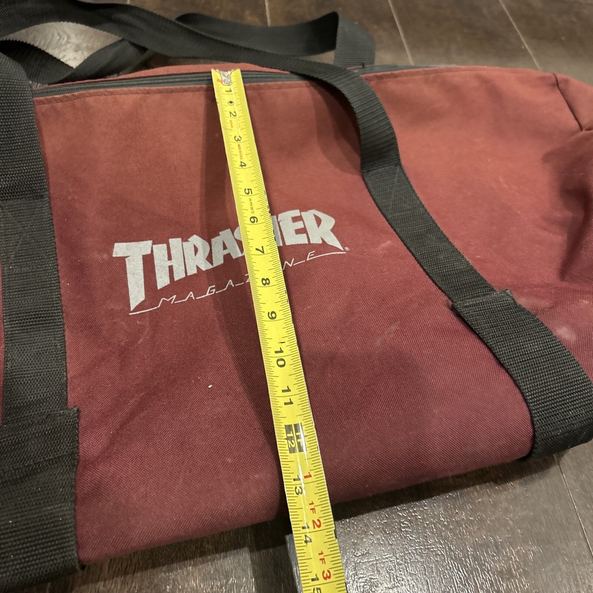 Thrasher Magazine Duffle Bag Old Vintage Skateboard San Thrasher Magazine Duffle Bag Old Vintage Skateboard San