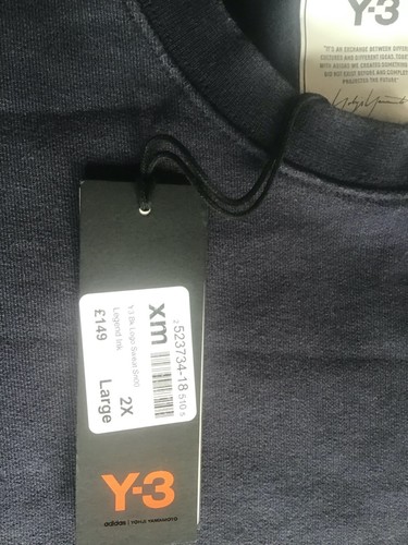 2024 ADIDAS X YOHJI YAMAMOTO Y-3 CLASSIC SWEATSHIRT SZ XXL 52" CHEST - Picture 5 of 9