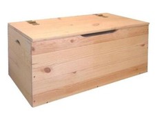 BAULE CASSAPANCA IN ABETE MASSELLO ALBERIAMO CM.100X40XH50