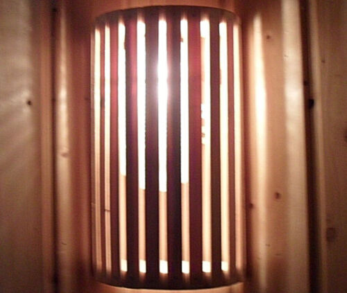 Pantalla de lámpara pantalla de madera lámpara de sauna sauna - Imagen 2 de 10