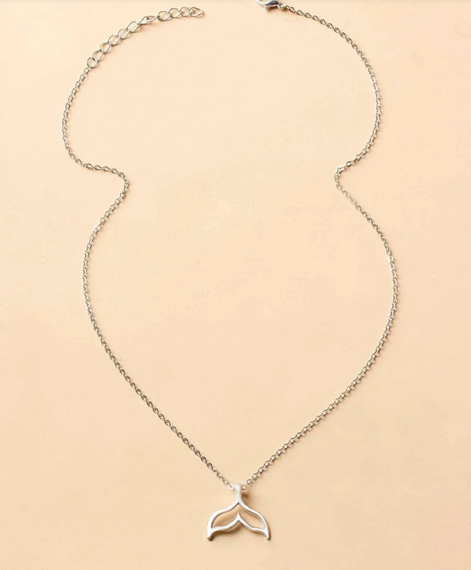 Vintage Fish Pendant Necklace For Women – Handmade Zinc Alloy Jewelry, 90cm Rope Chain, Hypoallergenic
