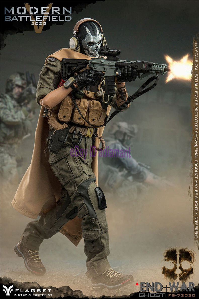 FLAGSET Modern Battlefield End War Ghost 1/6 Action Figure In