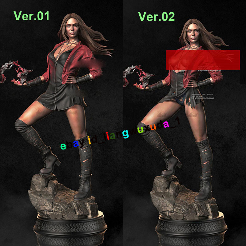 1/6 1/8 Wanda Scarlet Witch 3D Print Figure Model Kit