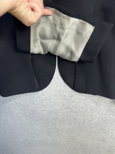 Blazer Banana Republic 96% lana vergine nero elasticizzato taglia 6 Italia vestibilità classica - Foto 7 di 23
