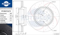 Rotinger 2X Bremsscheibe Hinten Ø308 Mm Gelocht BelüFtet FüR Volvo XC90 I 275