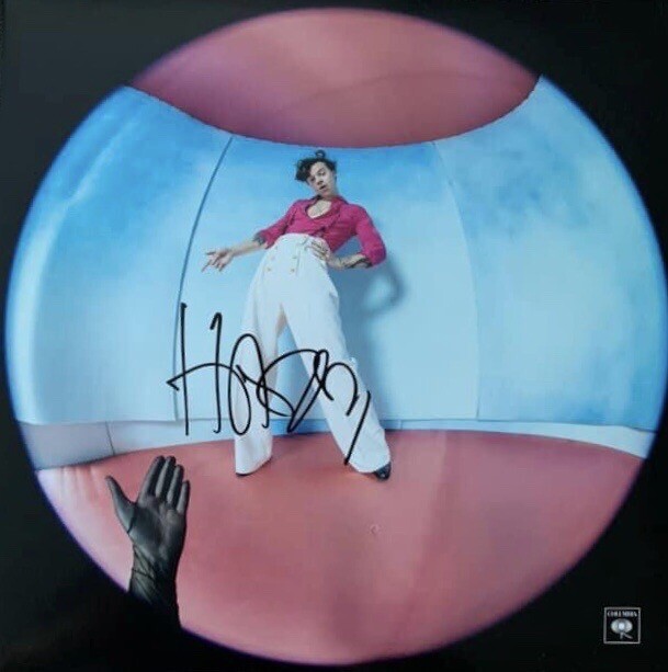 Harry Styles Signed Fine Line Vinyl Album Record JSA LOA One