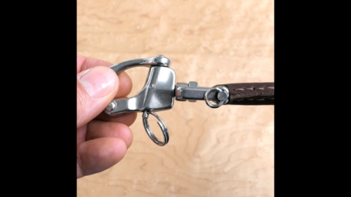 Hosenkette Leder Herren Edelstahl Schlüsselkette Lederband Leather Wallet Chain - Video 1 of 1