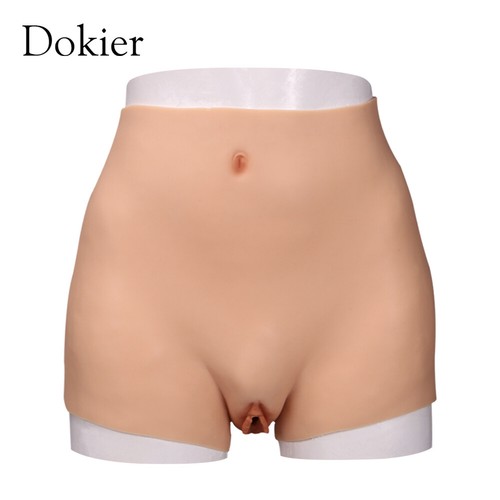 Dokier Silicone Crossdresser Fake Panty Panties Transgenser Hip Shaping Pants - $109.99