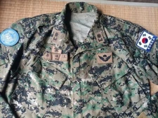 ROK Korean Airborne Special Forces UN Mission Group Digital "Doksa" Camo Shirt