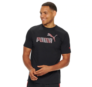 camiseta puma negra hombre