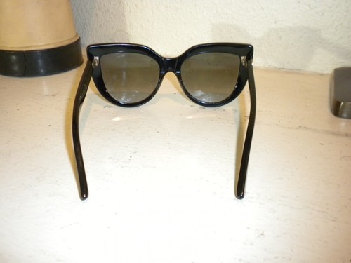 Women's Black Cat Eye Gucci Sunglasses Glasses SOME WARE read info see ALL PICS - Picture 6 of 18