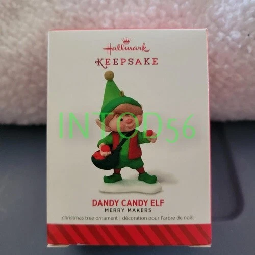 Hallmark 2014 Keepsake Ornament Dandy Candy Elf Merry Makers