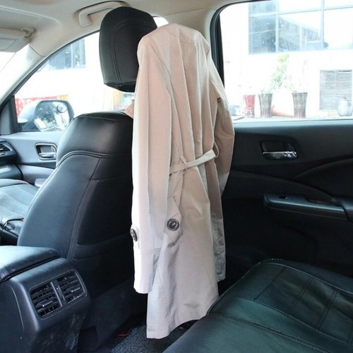 Metal Car Clothes Hanger - Non-Slip, Fits Headrests - Picture 5 of 5