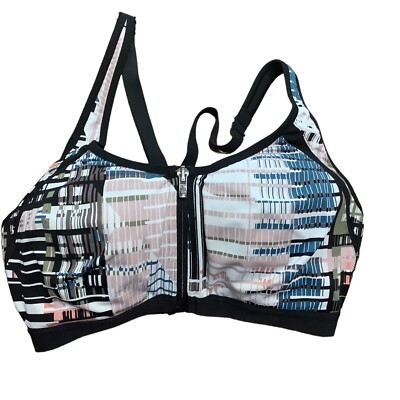 Soutien-gorge De Sport Rembourré Victoria Sport Angel Max Support – Noir, Taille 38B (État Parfait, Déjà Porté)
