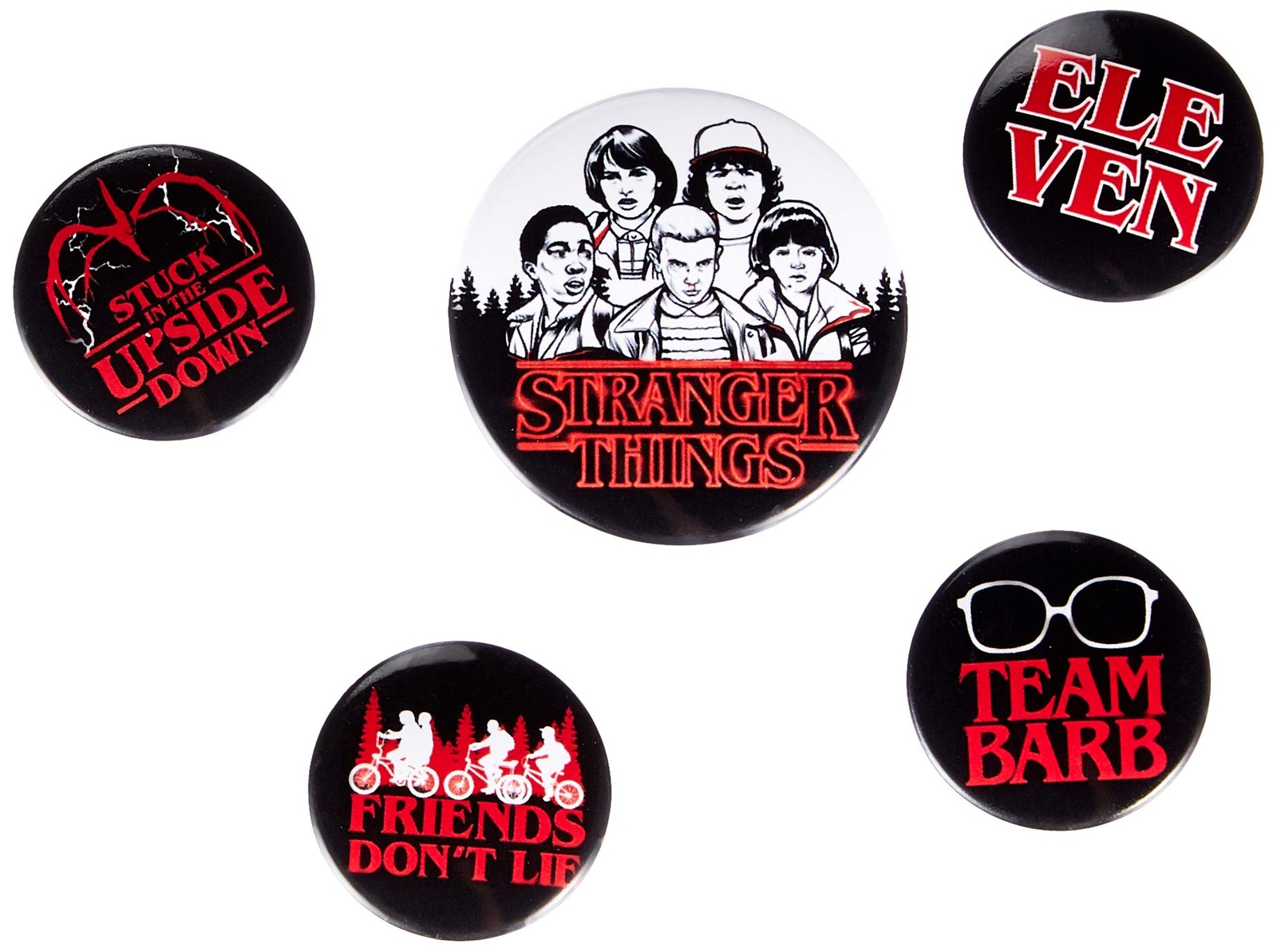 Pyramid Pyramid-RD-RS461582 Set di Spille con Logo Stranger Things, Cartoni Anim