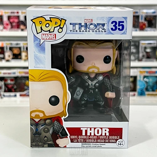 Funko Pop Marvel MCU Thor Odinson el Mundo Oscuro Abovedado Nórdico Dios Mitología 35